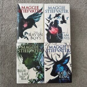 Hard Cover The Raven Cycle Series (#1-4) by Maggie Stiefvater (first editions)